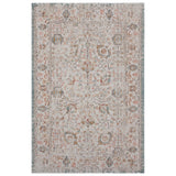 5' X 8' Beige Floral Stain Resistant Indoor Outdoor Area Rug - Homeroots - Flyclothing LLC