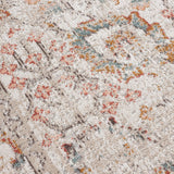 5' X 8' Beige Floral Stain Resistant Indoor Outdoor Area Rug - Homeroots - Flyclothing LLC