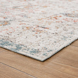 8' X 10' Beige Floral Stain Resistant Indoor Outdoor Area Rug - Homeroots - Flyclothing LLC