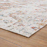 9' X 12' Beige Damask Stain Resistant Indoor Outdoor Area Rug - Homeroots - Flyclothing LLC