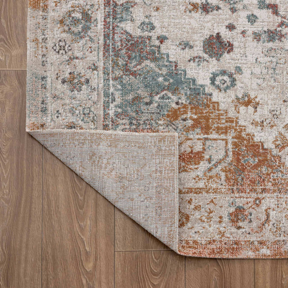 8' X 10' Beige Abstract Stain Resistant Indoor Outdoor Area Rug - Homeroots - Flyclothing LLC