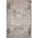 5' X 8' Cream Geometric Stain Resistant Indoor Outdoor Area Rug - Homeroots - Flyclothing LLC