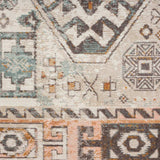 5' X 8' Cream Geometric Stain Resistant Indoor Outdoor Area Rug - Homeroots - Flyclothing LLC