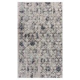 2' X 3' Cream And Gray Damask Stain Resistant Area Rug - Homeroots - Flyclothing LLC