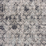 2' X 3' Cream And Gray Damask Stain Resistant Area Rug - Homeroots - Flyclothing LLC