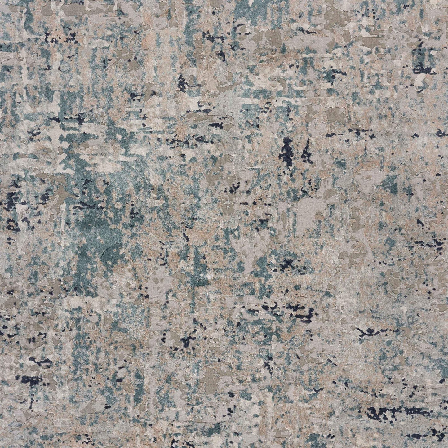8' X 11' Gray Blue Taupe And Cream Abstract Distressed Stain Resistant Area Rug - Homeroots - Flyclothing LLC