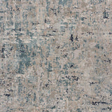 10' X 13' Gray Blue Taupe And Cream Abstract Distressed Stain Resistant Area Rug - Homeroots - Flyclothing LLC