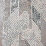 9' X 12' Gray Blue And Cream Geometric Distressed Stain Resistant Area Rug - Homeroots - Flyclothing LLC