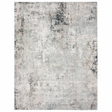 5' X 7' Gray Cream And Taupe Abstract Distressed Stain Resistant Area Rug - Homeroots - Flyclothing LLC