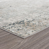 8' X 10' Gray Cream And Taupe Abstract Stain Resistant Area Rug - Homeroots