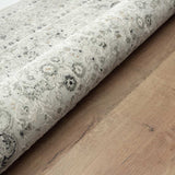 2' X 3' Ivory Gray And Taupe Floral Stain Resistant Area Rug - Homeroots - Flyclothing LLC