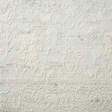 9' X 12' Ivory And Gray Floral Power Loom Distressed Stain Resistant Area Rug - Homeroots - Flyclothing LLC
