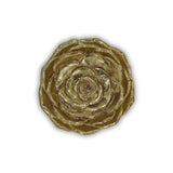 5" Gold Novelty Metal Handmade Tray - Homeroots - Flyclothing LLC