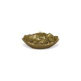 5" Gold Novelty Metal Handmade Tray - Homeroots - Flyclothing LLC