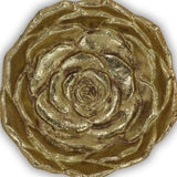 5" Gold Novelty Metal Handmade Tray - Homeroots