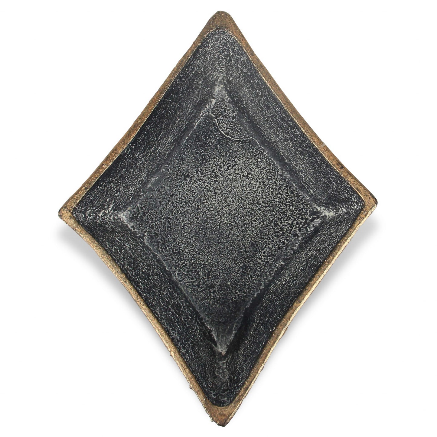 5" Black Novelty Metal Handmade Tray - Homeroots - Flyclothing LLC