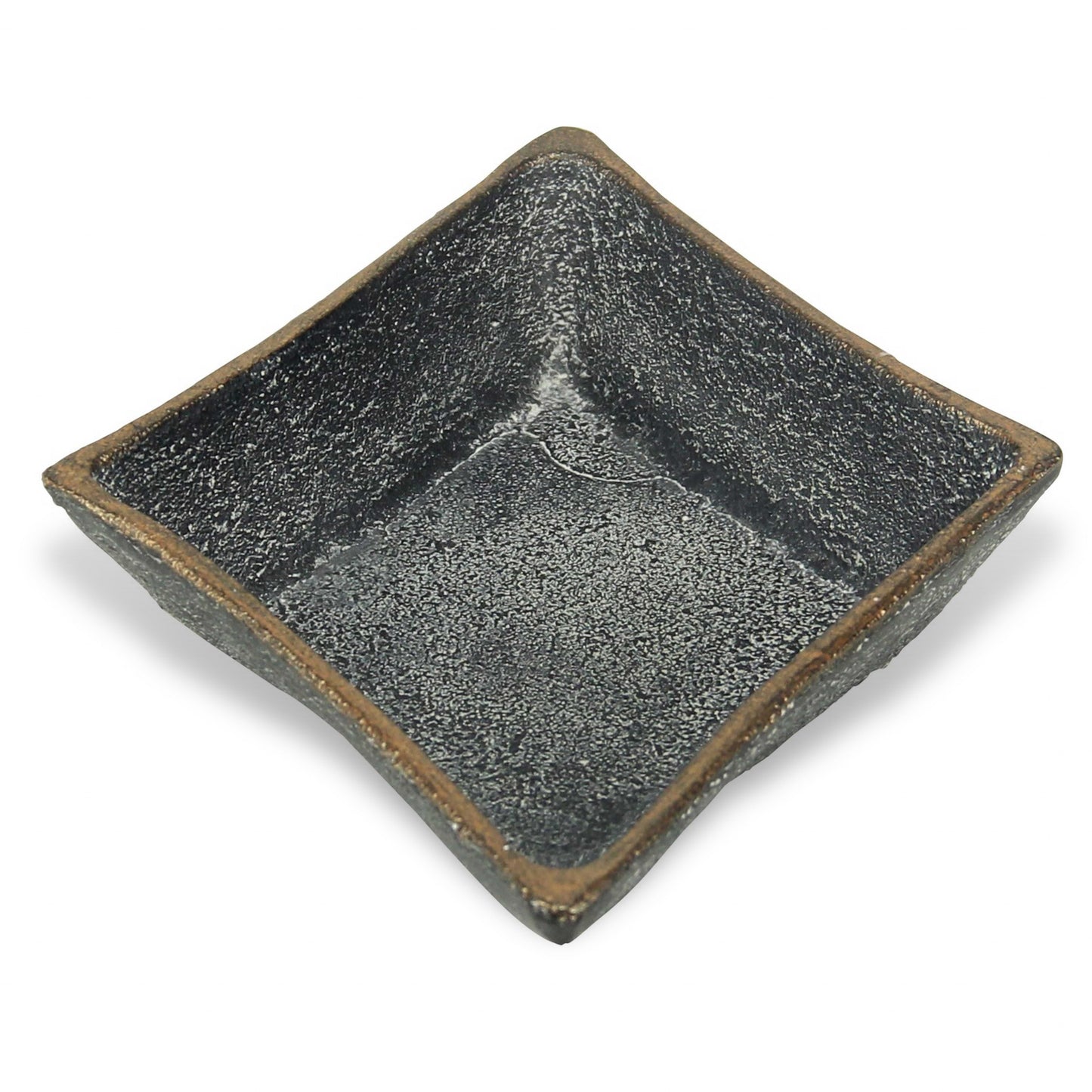 5" Black Novelty Metal Handmade Tray - Homeroots - Flyclothing LLC