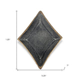 5" Black Novelty Metal Handmade Tray - Homeroots - Flyclothing LLC
