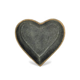 6" Black Heart Metal Heart Handmade Vanity Tray - Homeroots - Flyclothing LLC