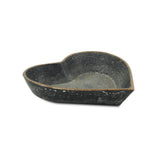 6" Black Heart Metal Heart Handmade Vanity Tray - Homeroots - Flyclothing LLC