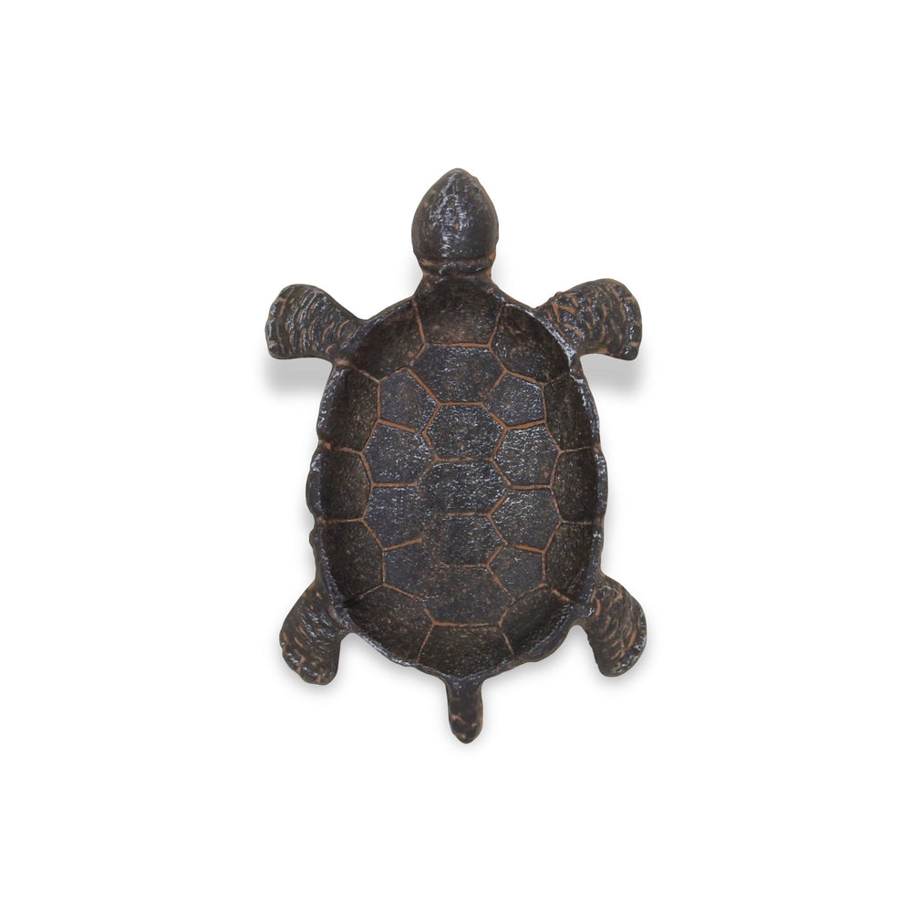 7" Black Turtle Cast Iron Vanity Tray - Homeroots - Flyclothing LLC