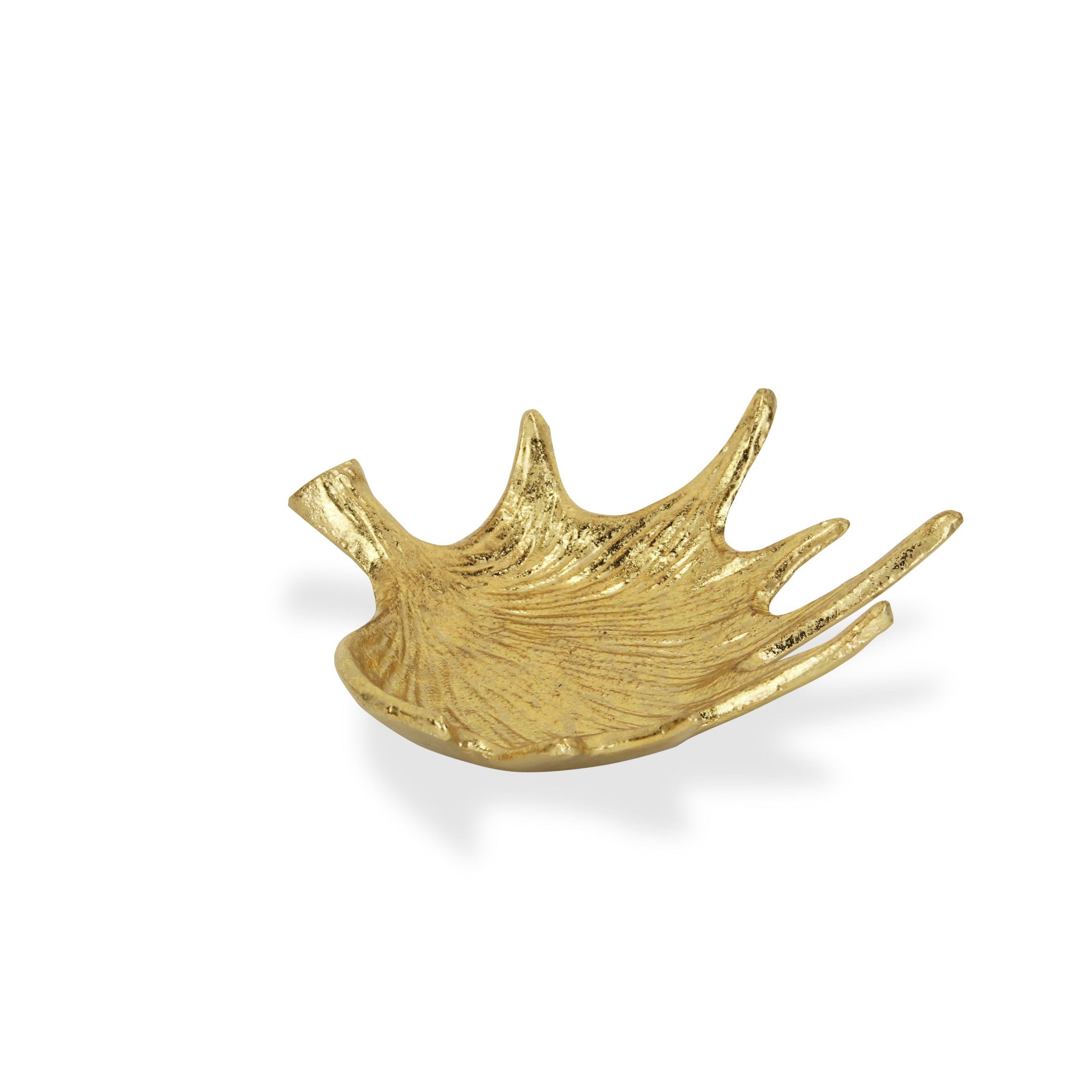 10" Gold Antler Cast Iron Vanity Tray - Homeroots - Flyclothing LLC