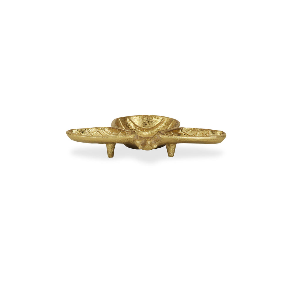 8" Gold Bumble Bee Cast Iron Vanity Tray - Homeroots - Flyclothing LLC