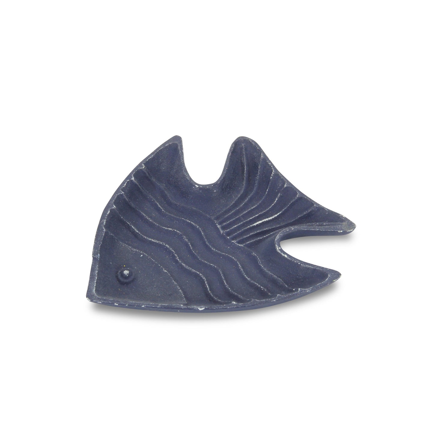 8" Blue Angel Fish Cast Iron Vanity Tray Tray - Homeroots - Flyclothing LLC