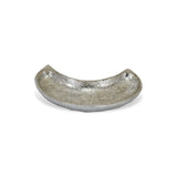 7" Silver Crescent Cast Iron Vanity Tray - Homeroots - Flyclothing LLC