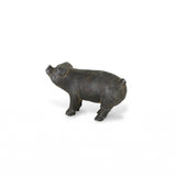 5" Black Cast Iron Pig Hand Painted Sculpture - Homeroots - Flyclothing LLC