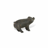 5" Black Cast Iron Pig Hand Painted Sculpture - Homeroots - Flyclothing LLC