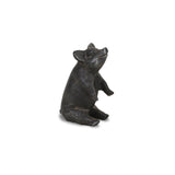 8" Black Rustic Metal Pig Figurine - Homeroots - Flyclothing LLC