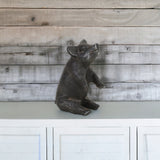 8" Black Rustic Metal Pig Figurine - Homeroots - Flyclothing LLC