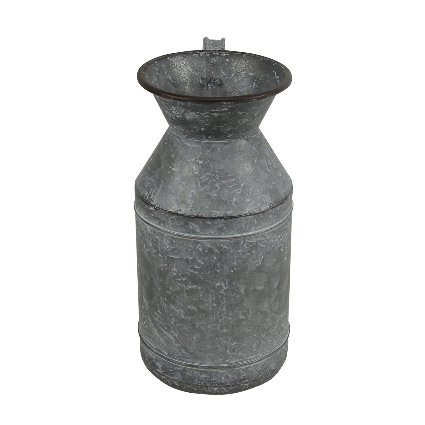 11" Gray Galvanized Metal Decorative Water Jug - Homeroots - Flyclothing LLC