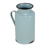 10" Blue and Black Metal Rustic Decorative Water Jug - Homeroots - Flyclothing LLC