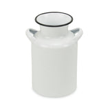 8" White and Black Rustic Cow Decorative Milk Jug - Homeroots - Flyclothing LLC