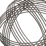 7" Gray Metal Decorative Orb - Homeroots - Flyclothing LLC