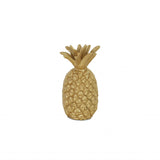 9" Gold Cast Iron Pineapple Hand Painted Sculpture - Homeroots - Flyclothing LLC