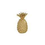 9" Gold Cast Iron Pineapple Hand Painted Sculpture - Homeroots - Flyclothing LLC