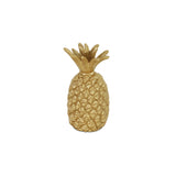 9" Gold Cast Iron Pineapple Hand Painted Sculpture - Homeroots - Flyclothing LLC
