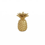 8" Gold Cast Iron Pineapple Hand Painted Sculpture - Homeroots - Flyclothing LLC