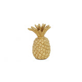 8" Gold Cast Iron Pineapple Hand Painted Sculpture - Homeroots - Flyclothing LLC