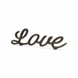3" Black Cast Iron Love Hand Painted Sculpture - Homeroots - Flyclothing LLC