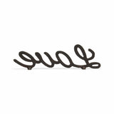 3" Black Cast Iron Love Hand Painted Sculpture - Homeroots - Flyclothing LLC
