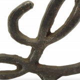 3" Black Cast Iron Love Hand Painted Sculpture - Homeroots - Flyclothing LLC