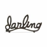 5" Black Cast Iron Hand Painted Darling Tabletop Sculpture - Homeroots - Flyclothing LLC