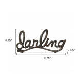 5" Black Cast Iron Hand Painted Darling Tabletop Sculpture - Homeroots - Flyclothing LLC