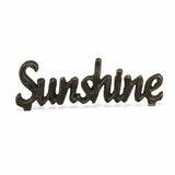 3" Black Cast Iron Hand Painted Sunshine Sculpture - Homeroots - Flyclothing LLC