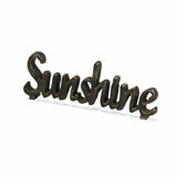 3" Black Cast Iron Hand Painted Sunshine Sculpture - Homeroots - Flyclothing LLC