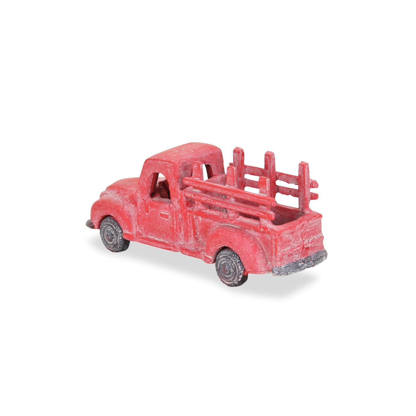 5" Red Metal Truck Hand Painted Decorative Truck - Homeroots - Flyclothing LLC